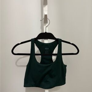 Girlfriend Collective Deep Green Sports Bra
